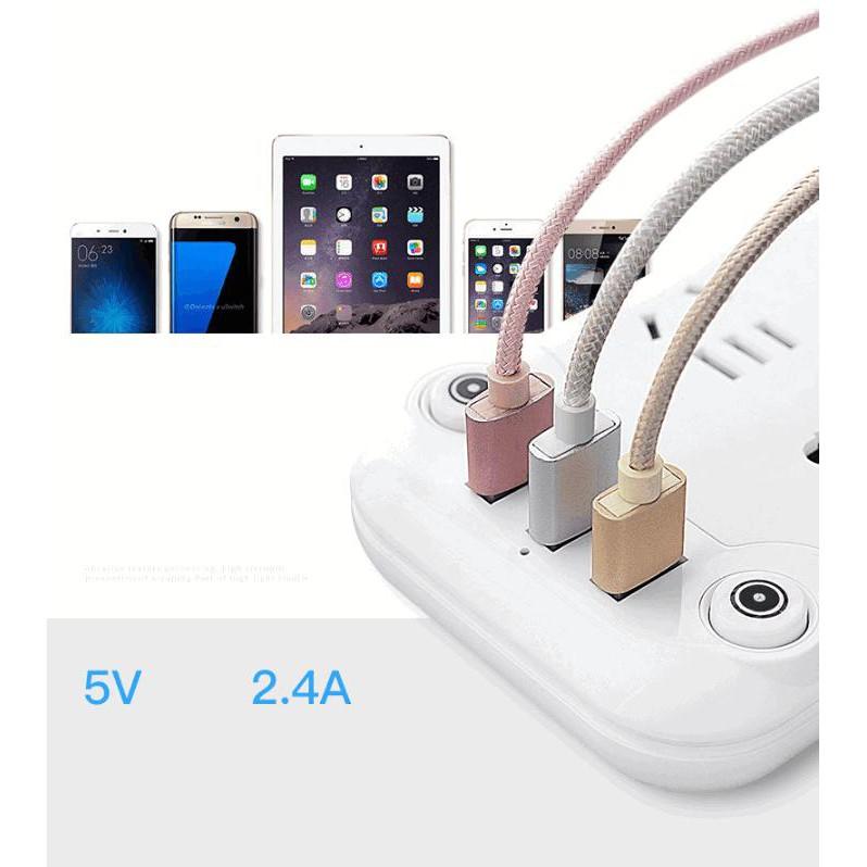 Ổ cắm điện 6 jack cắm SkyLife 2500w dây dài 4.8m hàng cao cấp