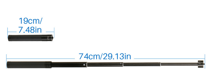 tay cầm nối dài cho gimbal điện thoại ulanzi hàng chính hãng