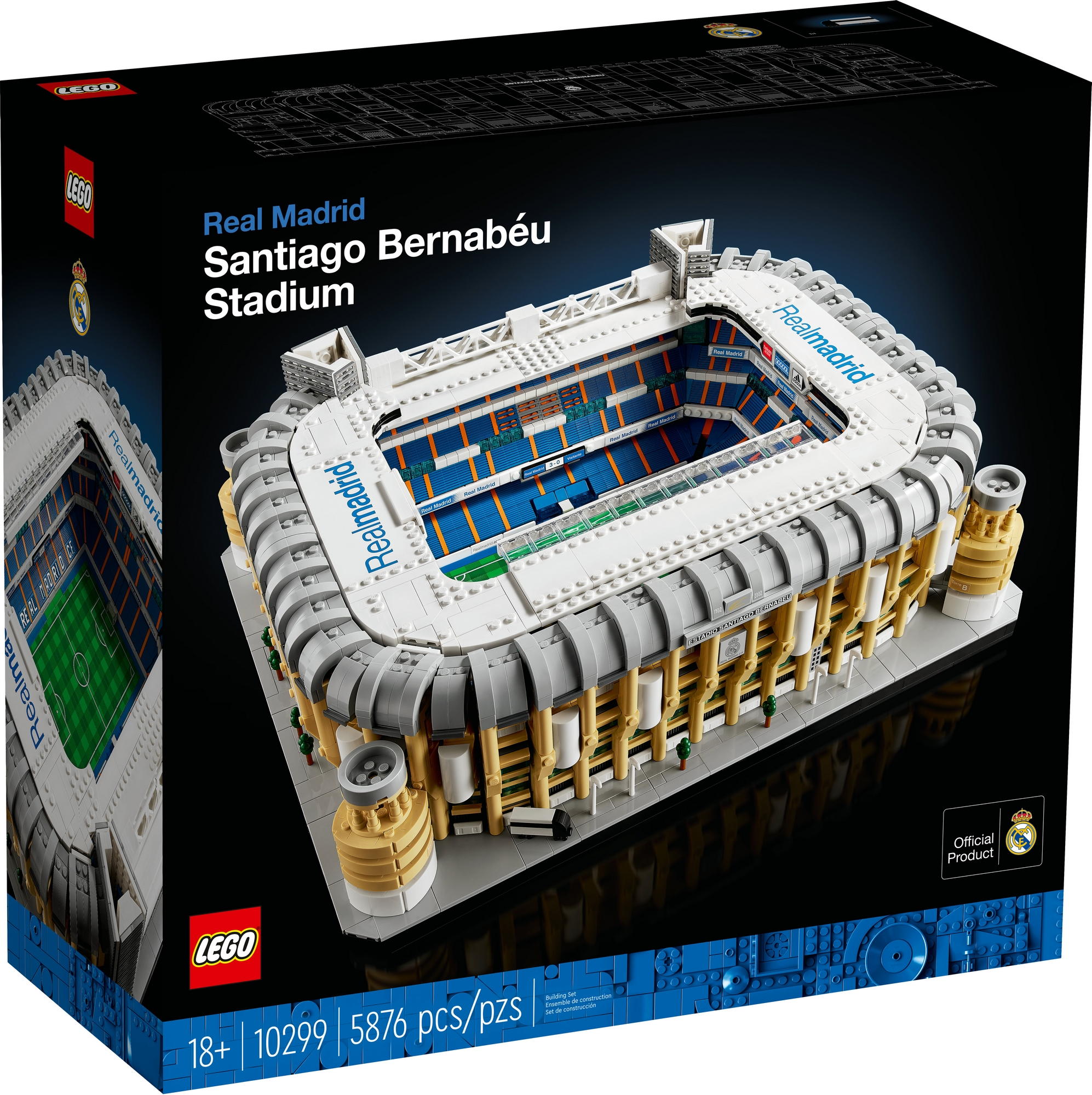 LEGO ADULTS 10299 Sân Vận Động Santiago Bernabéu - Real Madrid