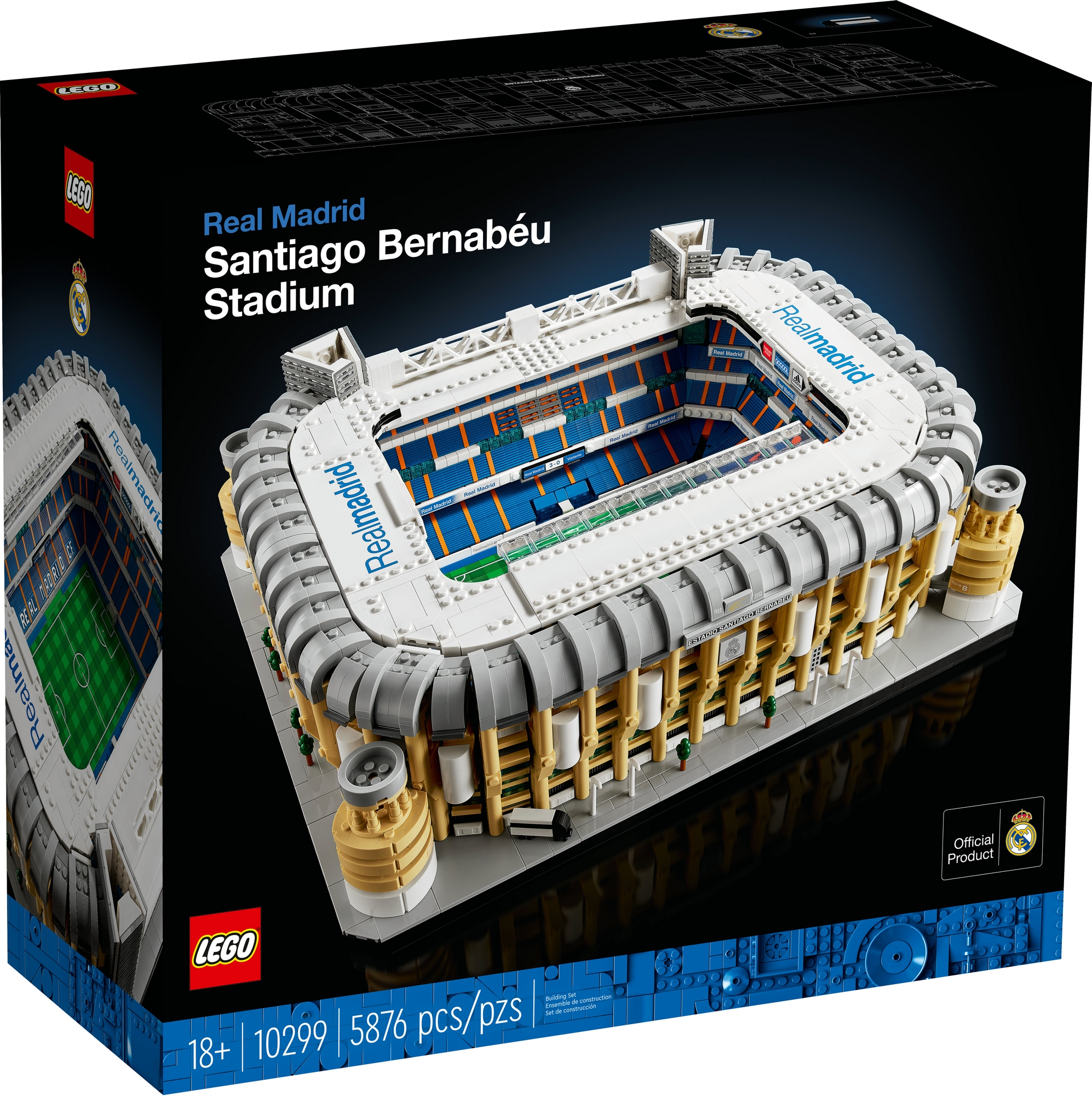 LEGO ADULTS 10299 Sân Vận Động Santiago Bernabéu - Real Madrid (5876 chi tiết)