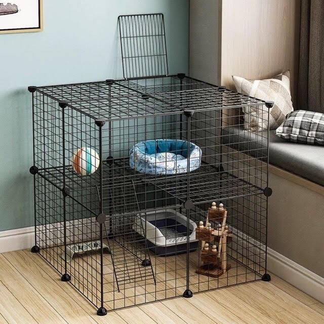 Lưới sắt lắp tủ, kệ - Lồng, chuồng quây chó, mèo - Có tặng kèm chốt gắn