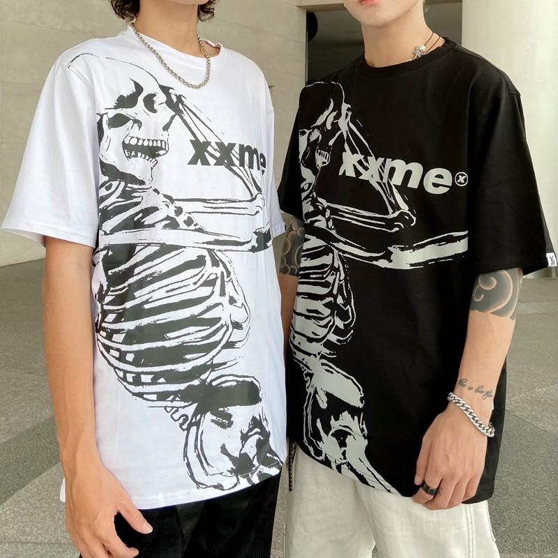 Áo thun Cotton cao cấp in tràn thân Spooky XXME