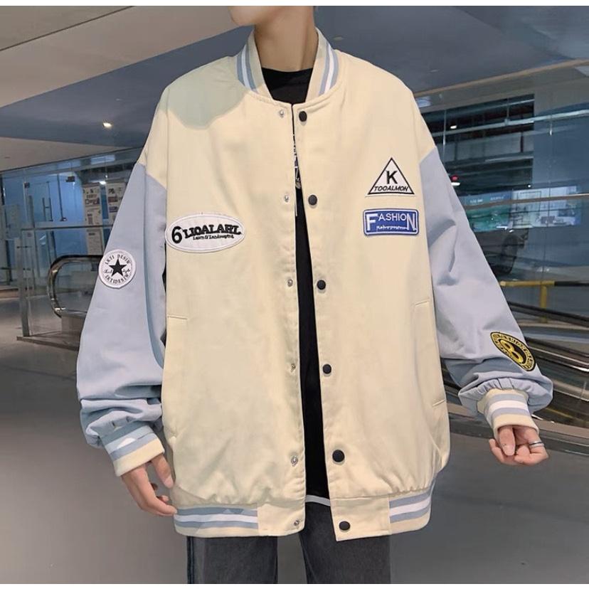 Áo Khoác Bomber Nam Nữ Vải Dù 2 lớp Logo In Số 8 Fashion Phong Cách Bóng Chày Cá Tính Siêu Ngầu Siêu Chất
