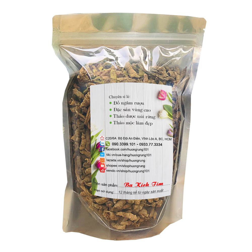 BA KÍCH TÍM 1kg sấy khô, đã tách lõi, loại đặc biệt size lớn nhất, tự nhiên nguyên chất