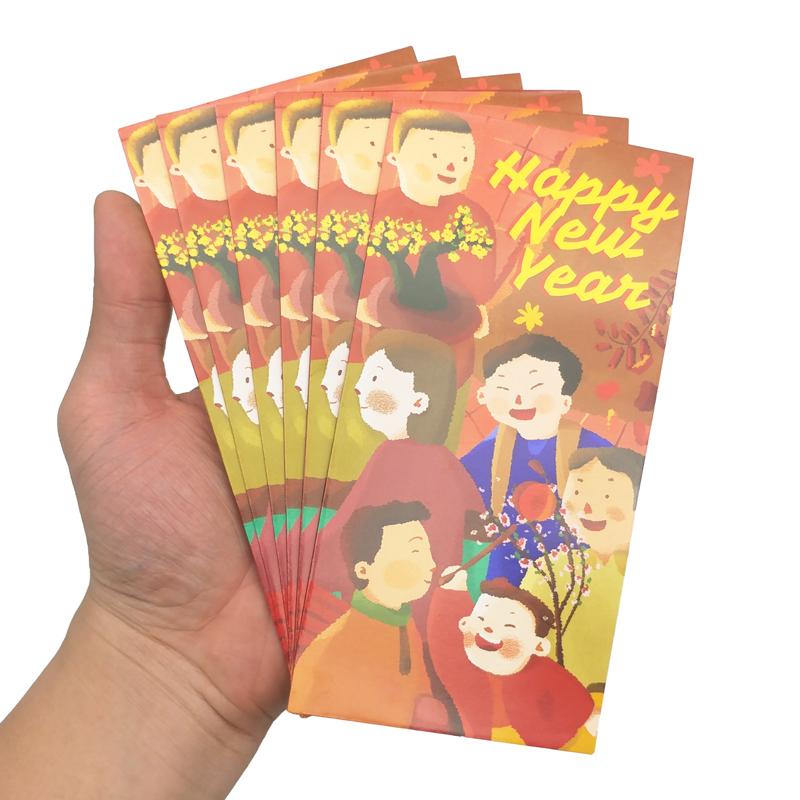 Bộ 6 Bao Lì Xì - Greenwood LXT78