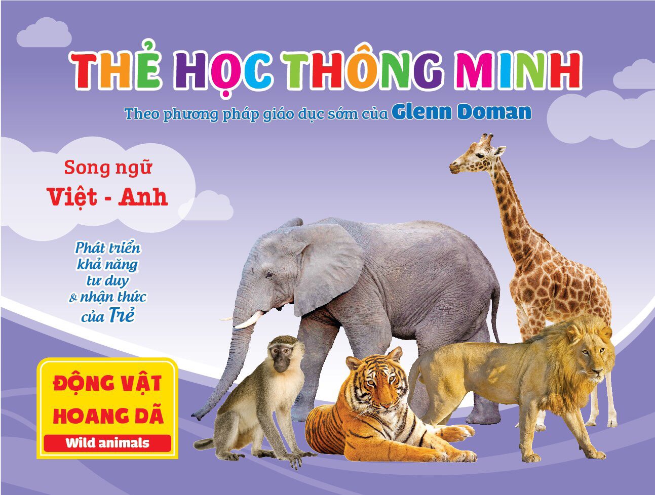 Flashcard cho bé theo phương pháp Glenn Doman - Bộ thẻ học thông minh(QUÉT MÃ QR FILE ĐỌC)