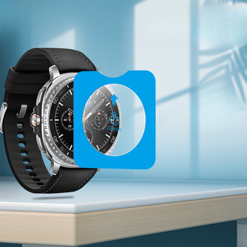 Miếng Cường Lực Dán Màn Hình Dành Cho Samsung Galaxy Watch 8/ Galaxy Watch Ultra/ Galaxy Watch 7 44/40mm Kai.N Glass HD kèm khung dán_ Hàng chính hãng