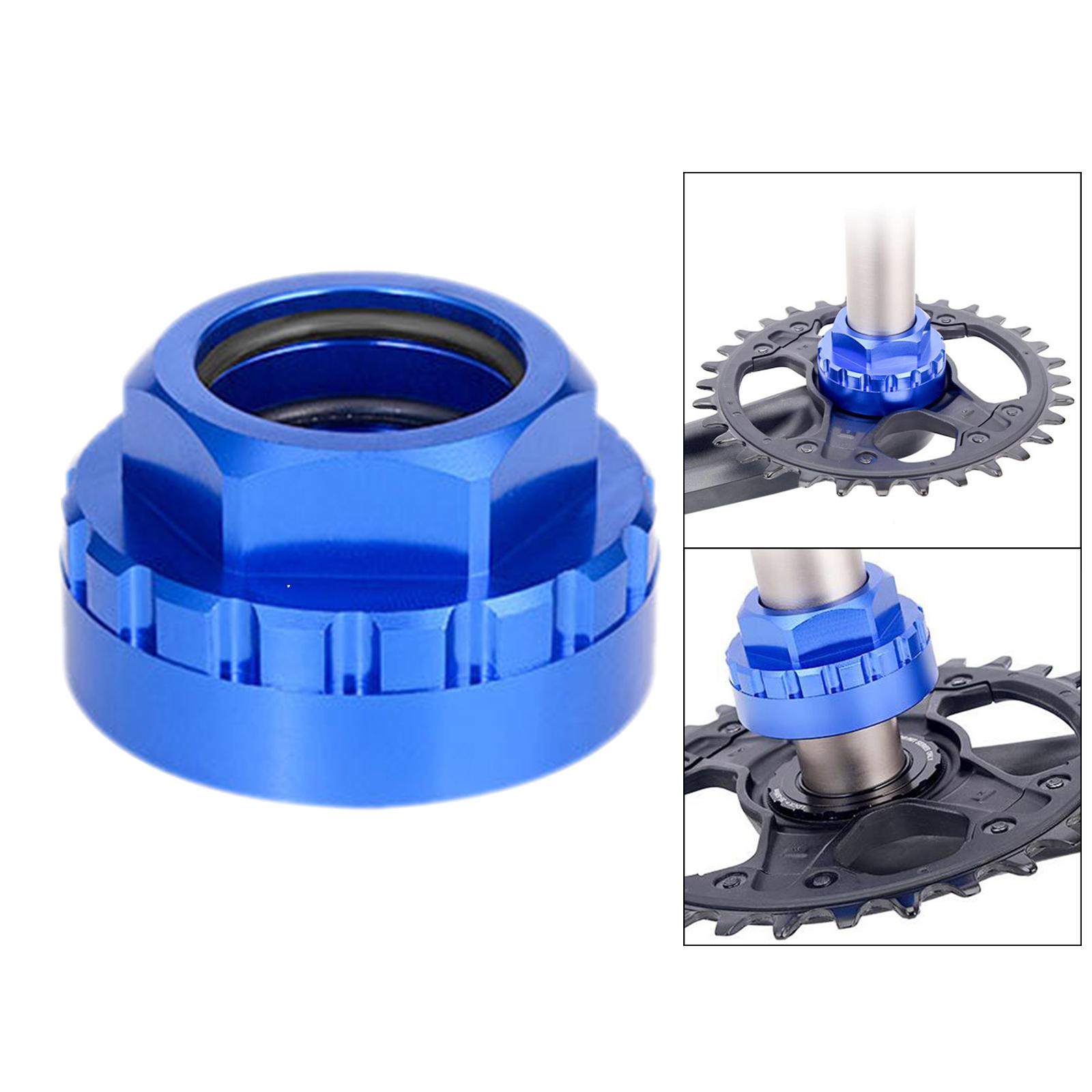 12-Speed Chainring Lock Ring Road Bike Rotor Lockring Bottom Bracket Chainset Removal Installation Tool Bicycle Cycle Equipment for Shimano M7100