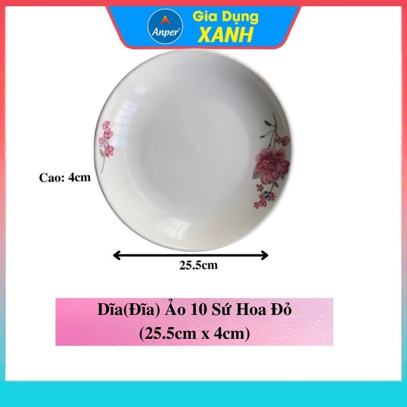 Combo 2 đĩa 3 Đĩa Dĩa  Sứ 15cm 18cm 25cm 30cm   Anper Cao Cấp Phong Cách Nhật Hàn   dĩa sứ dĩa trắng tròn chén đĩa đẹp plate đĩa sứ kiểu đĩa sứ sâu lòng đĩa sứ trang trí