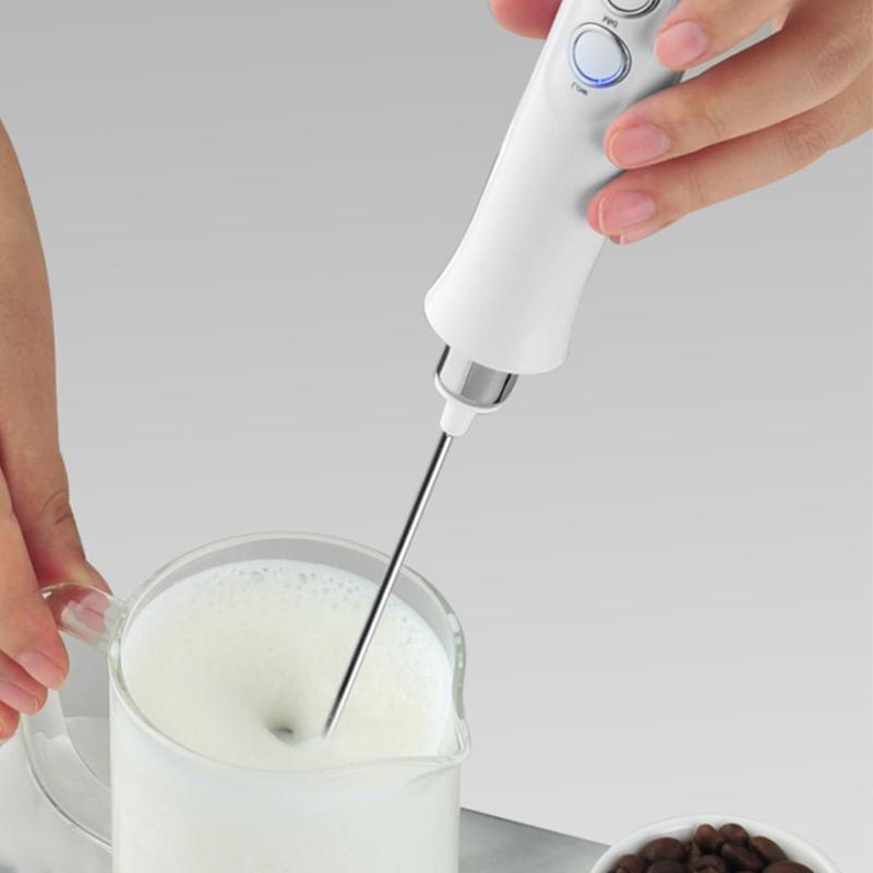 Lược Điện Tự Động Đánh Trứng Tạo Bọt Cà Phê Sữa Cappuccino Máy Xay Sinh Tố Mini Nhà Bếp Cầm Tay Sạc Xốp Máy Đánh Trứng