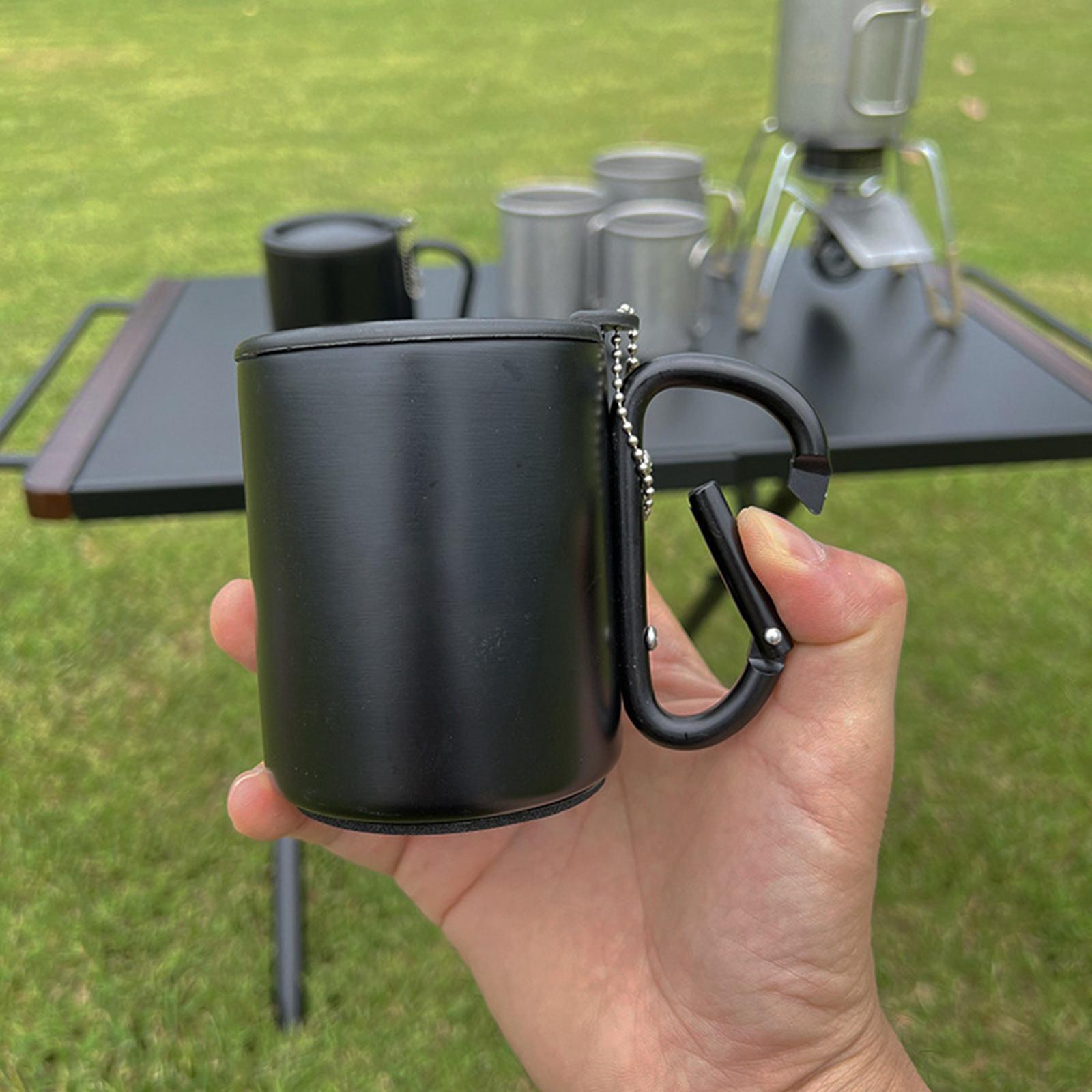 Camping Mug with Lid and Handle Coffee Mug for Beach Indoor and Outdoor Home