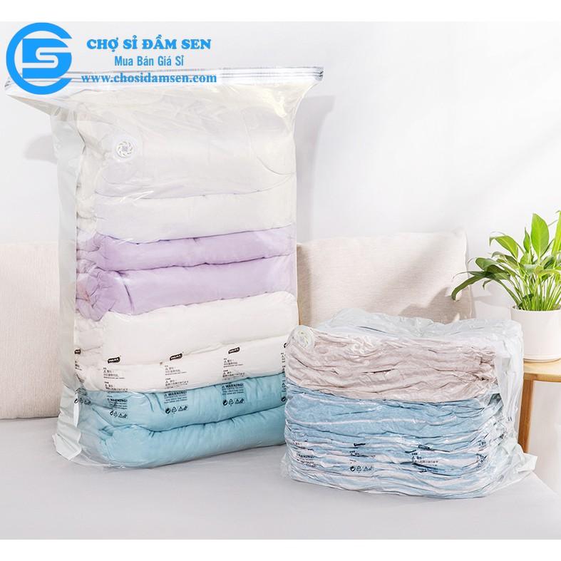 Túi Hút Chân Không Dùng Tay Ép Siêu Nhanh đựng quần áo, chăn màn , đơn giản, dễ sử dụng