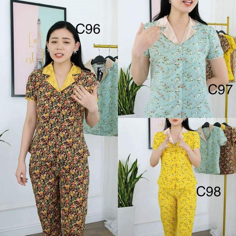 Pizama lụa hàn đồ bộ nữ sang đẹp rẻ