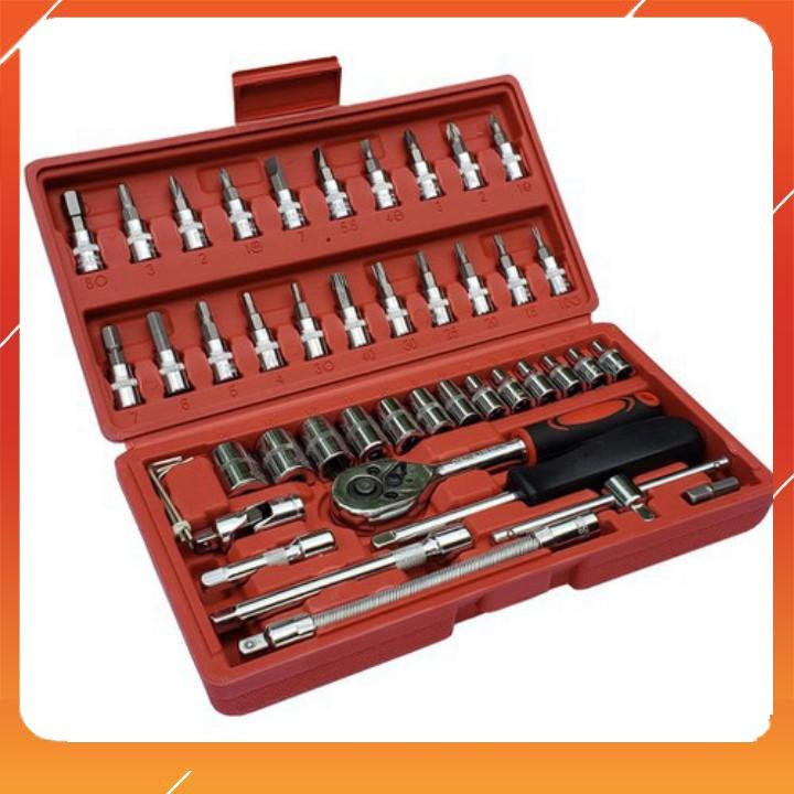 Bộ dụng cụ sửa chữa 46 món mini gọn gàng