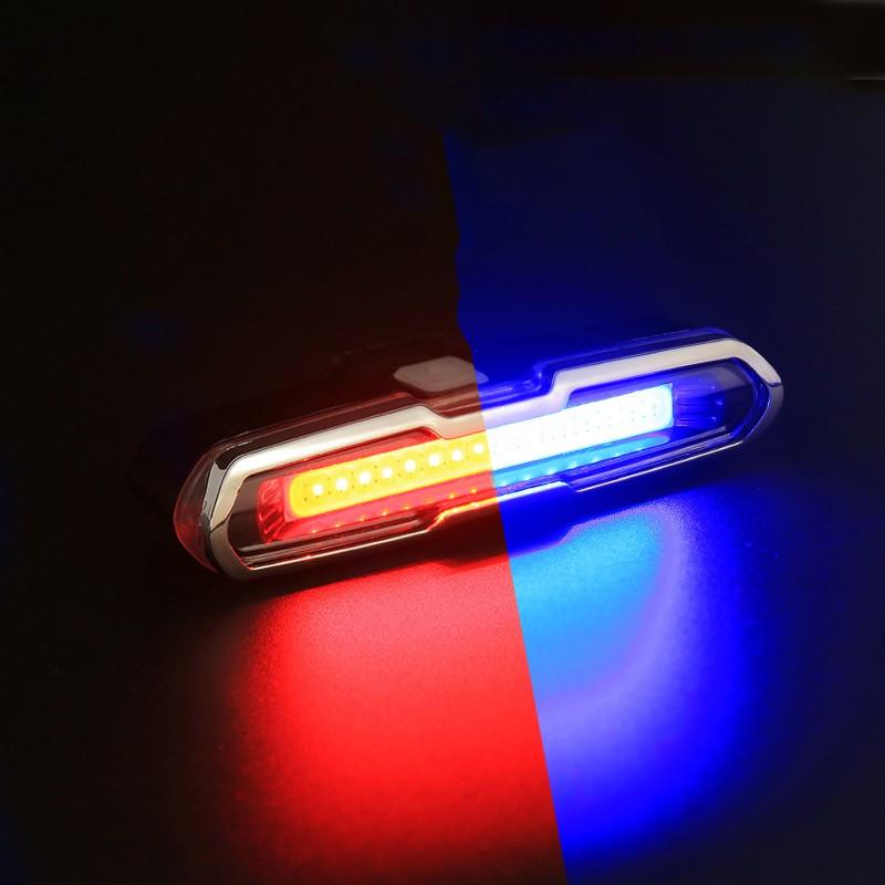 Đèn đuôi xe đạp MOSOWORLD 2 / 3 màu có cổng sạc USB