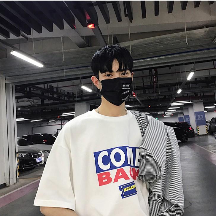 Áo Thun Nam Tay Lỡ Unisex Form Rộng COME BACK Ulzzang
