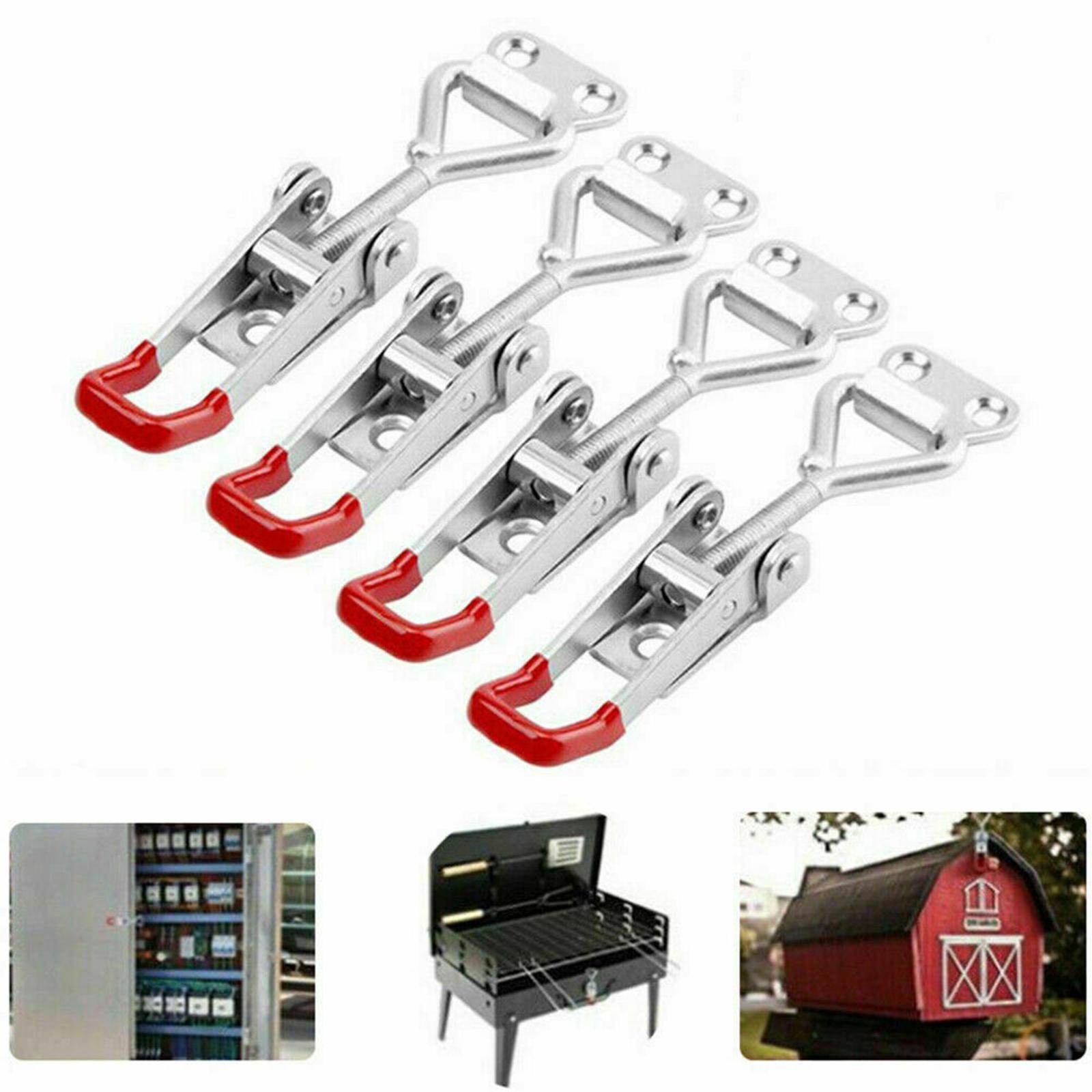 5x Push Pull Action Toggle Clamp Steel Quick Release Slip for Case