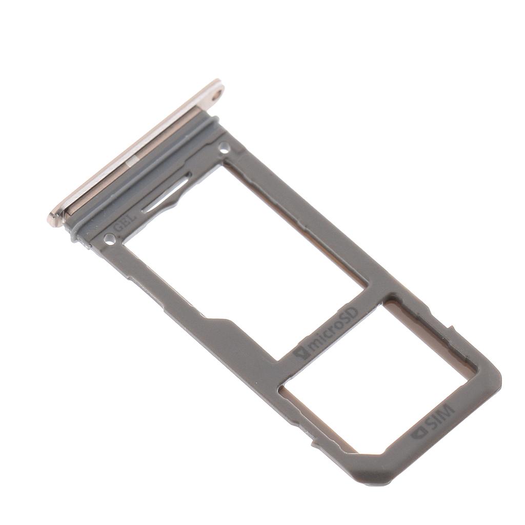 For Samsung Galaxy S8/ S8 Plus Metal Single Sim Card Tray & Single Micro SD Memory Card Holder Frame Replacement