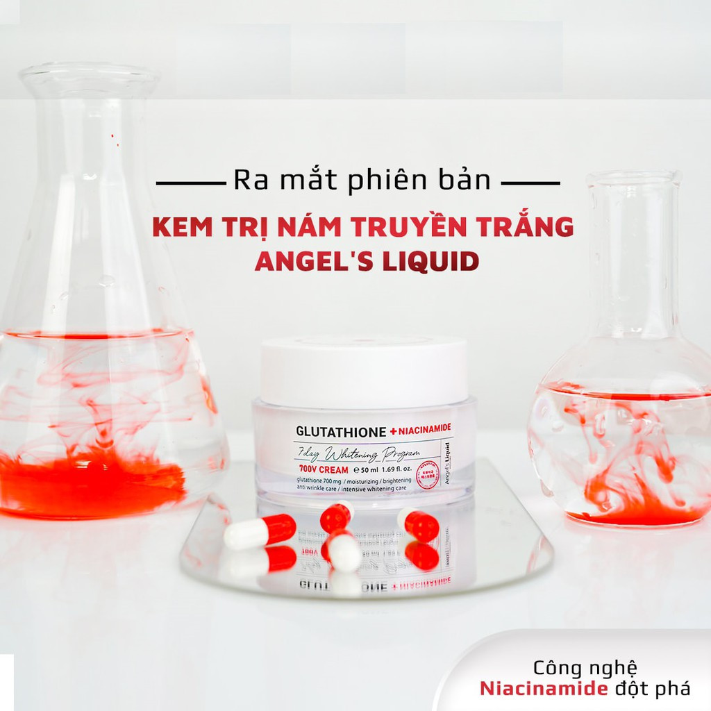 Combo truyền trắng, mờ nám, cấp ẩm Angel's Liquid - NEW
