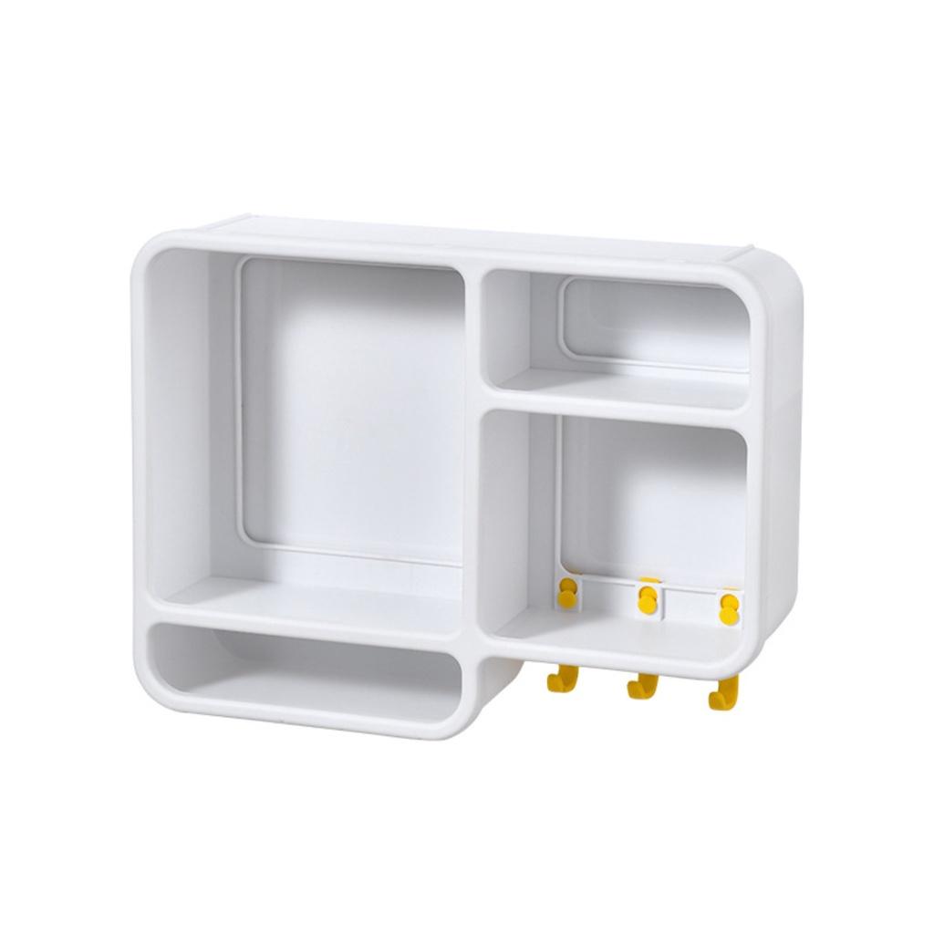 Bộ Kệ Mỹ Phẩm Beauty-In-White Dán Tường PP Super Holder - Home and Garden