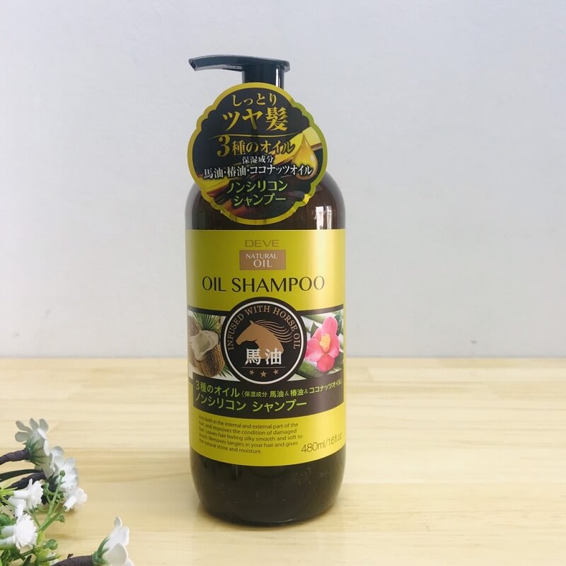 DẦU GỘI DEVE OIL SHAMPOO CHIẾT XUẤT DẦU NGỰA (CHAI 480ML)