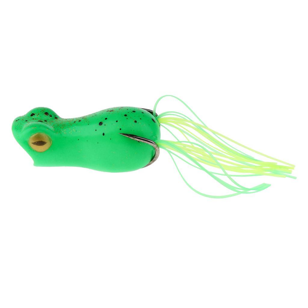 Frog  Soft Artificial Crankbaits Hook Baits Green A