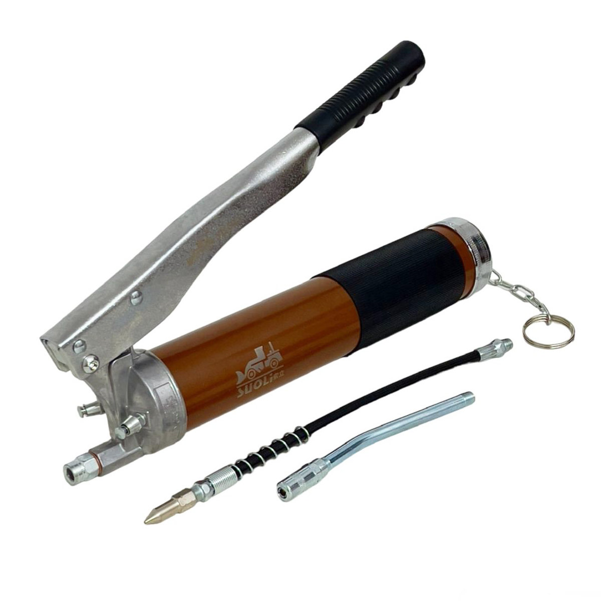Bơm tay 600cc dùng  mỡ tuýp SL-H007, hay còn gọi là mỡ con sâu