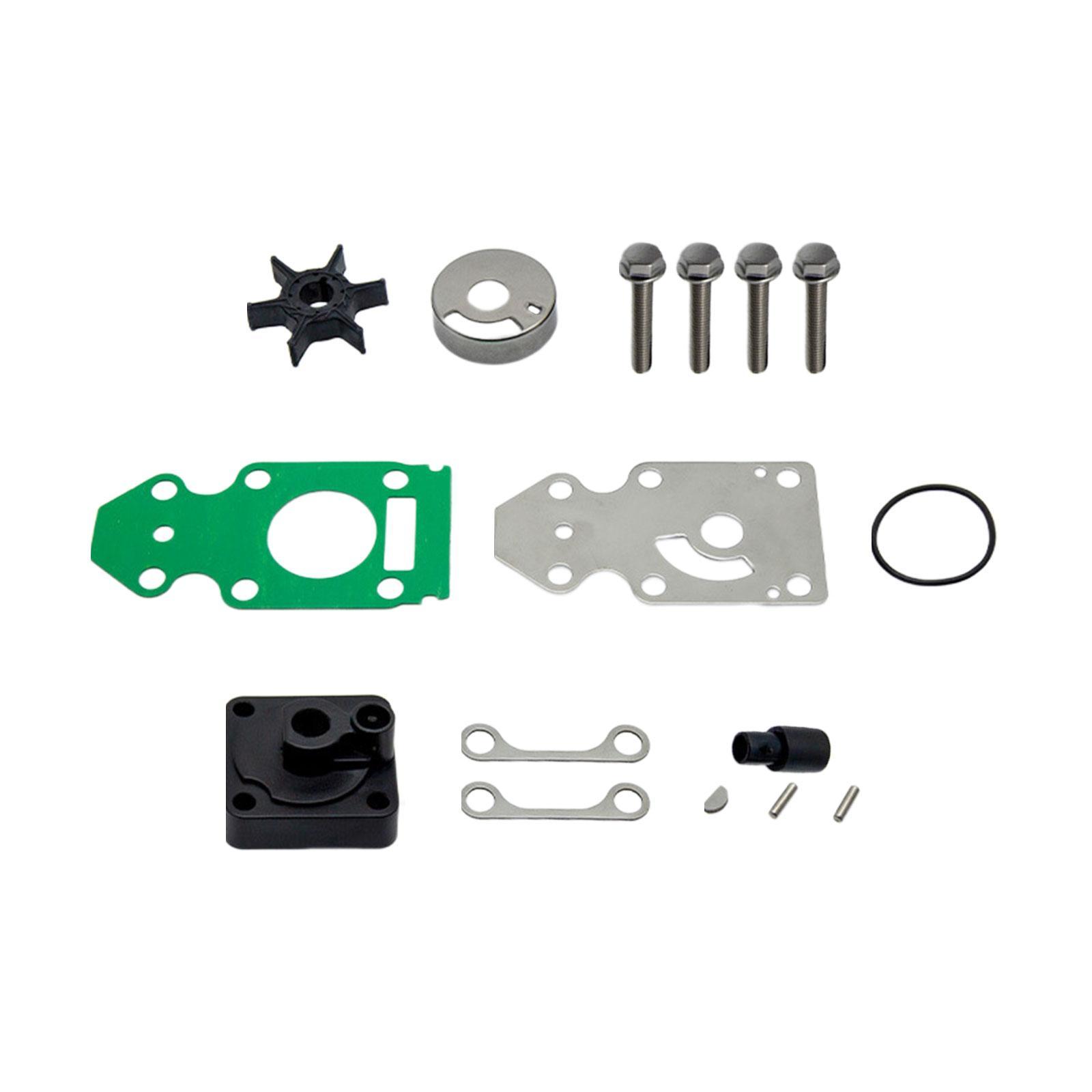 Outboard Pump Rebuild Outboard Parts Easy Installation Professional Durable Metal for Two Stroke 15 Horsepower
