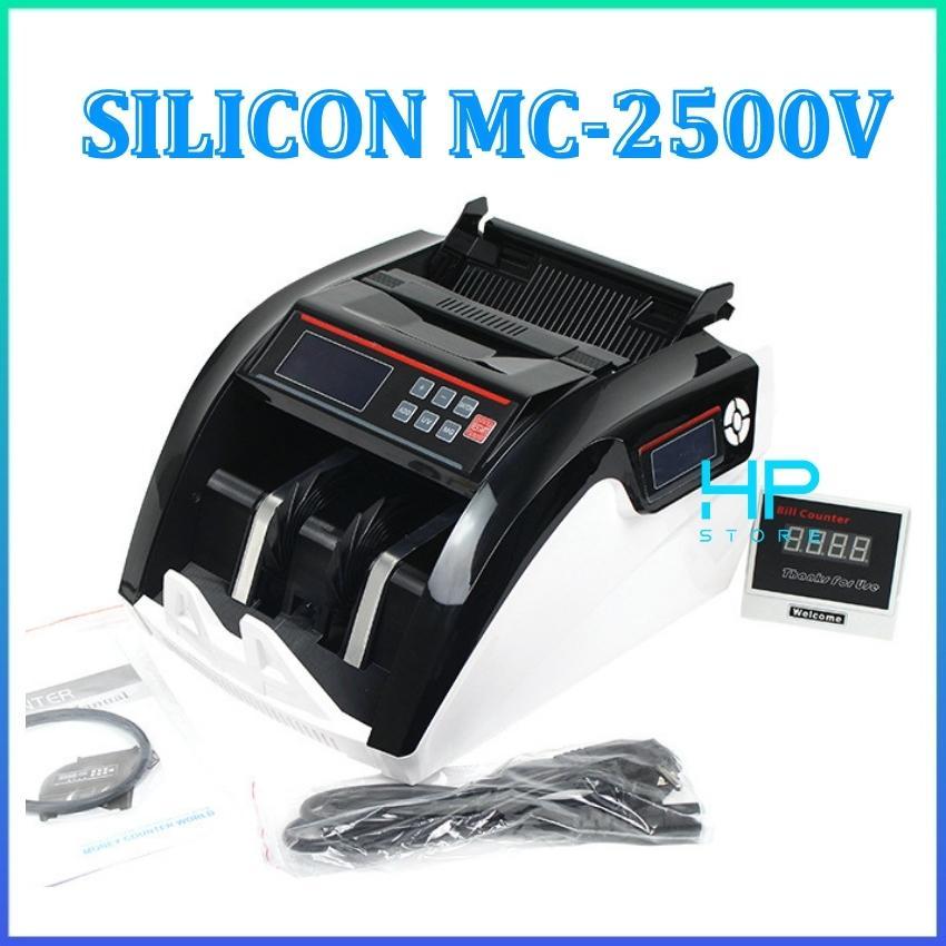 Máy đếm tiền Silicon MC 2500V, công nghệ Mỹ, nhỏ gọn, siêu bền, mẫu mới 2022