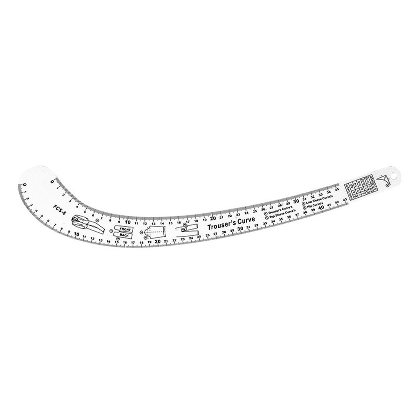 2x French Curve Ruler Metric Clothes  Making Sewing Ruler