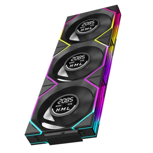 Bộ 3 Quạt Tản Nhiệt Fan Case Leopard V4 ARGB Sync Main Trắng/Đen – Hàng Chính Hãng