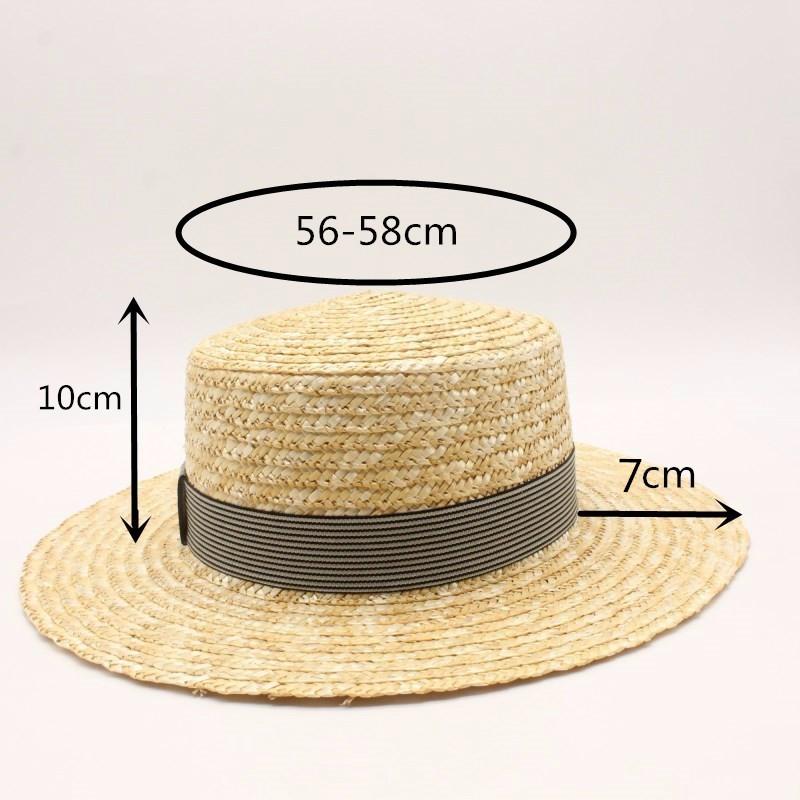 Phụ Nữ Tự Nhiên Lúa Mì Mũ Rơm Ruy Băng Nơ Vành Boater Nón Derby Đi BiểN Nón Lưỡi Trai Nữ Mùa Hè Rộng Vành UV bảo Vệ Nón