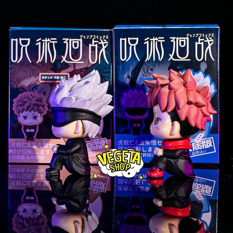 Mô hình Jujutsu Kaisen - Anime Chú thuật hồi chiến - Mô hình Yuji Itadori Satoru Gojo to nét đẹp cầm chắc tay - Cao 10cm
