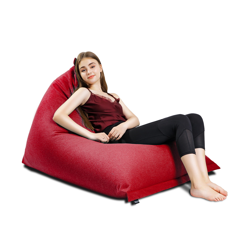 Ghế Lười Hạt Xốp Bermuda Indoor Beanbag Chair Chất Liệu Vải Nhập Khẩu Màu Đỏ (Cardinal 26)  - Tarujo