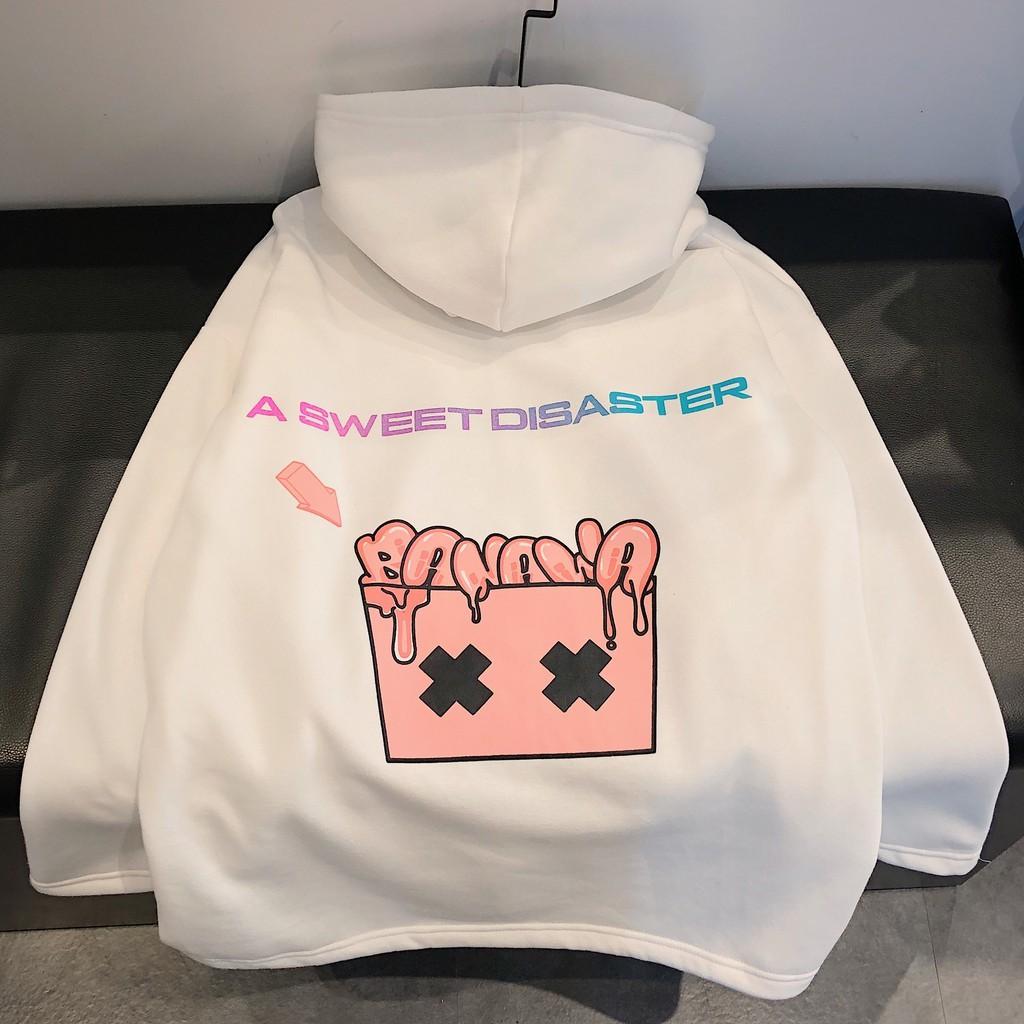 ÁO SALE RẺ VÔ ĐỊCH Áo Khoác Hoodie Nỉ Form Rộng BANAWA Ulzzang