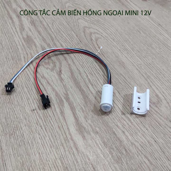 Công tắc cảm biến chuyển động hồng ngoại 12V-36W, tự bật khi có người tới, tự tắt sau khoảng thời gian