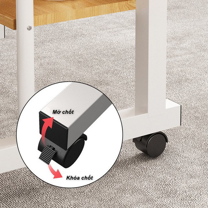Bàn Làm Việc Trên Giường UDesk&Dura Kệ Sách