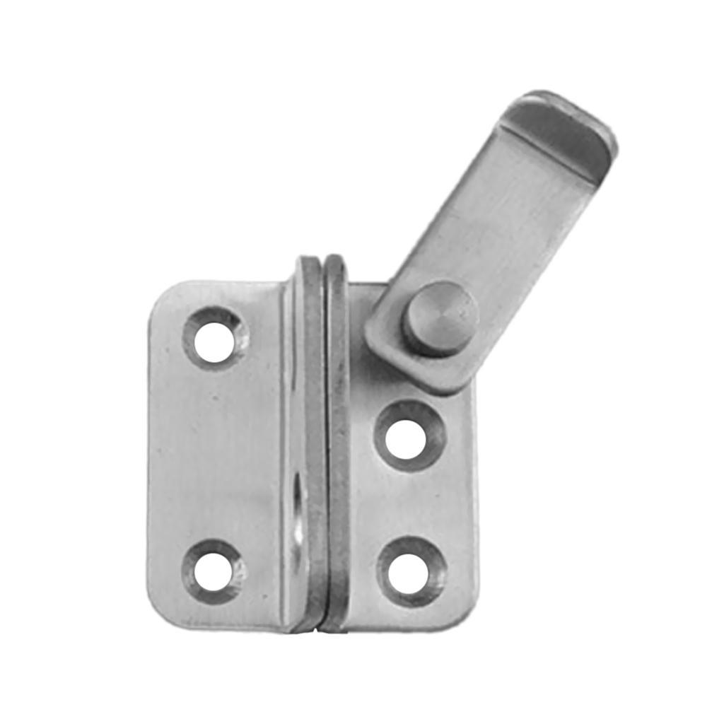 2pcs Slide Bolt Latch Gate Latches Safety Door Lock Buckle Stainless Steel