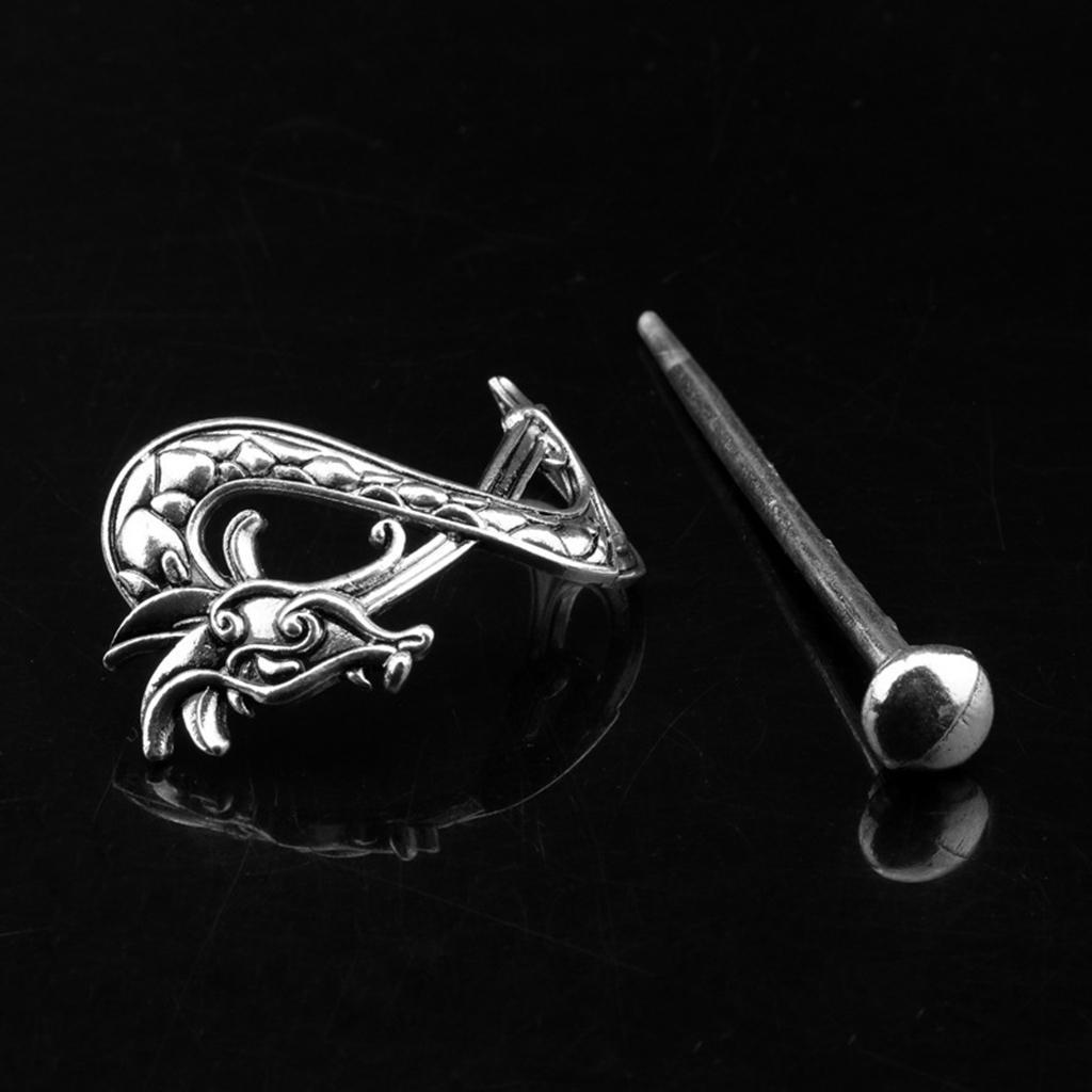 Men Knots Barrette pins Dragon Ornament