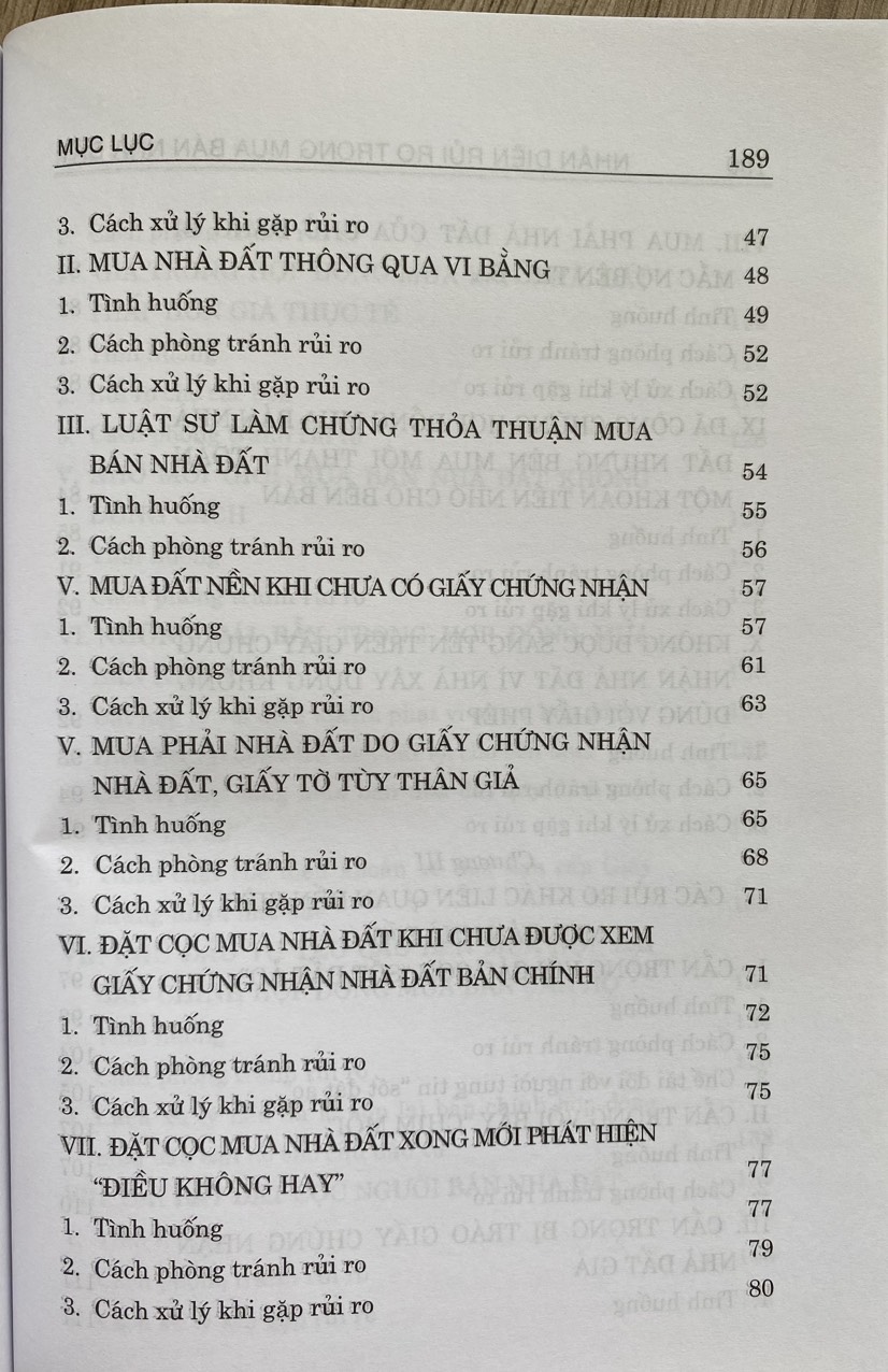 Nhận diện rủi ro trong mua bán nhà đất
