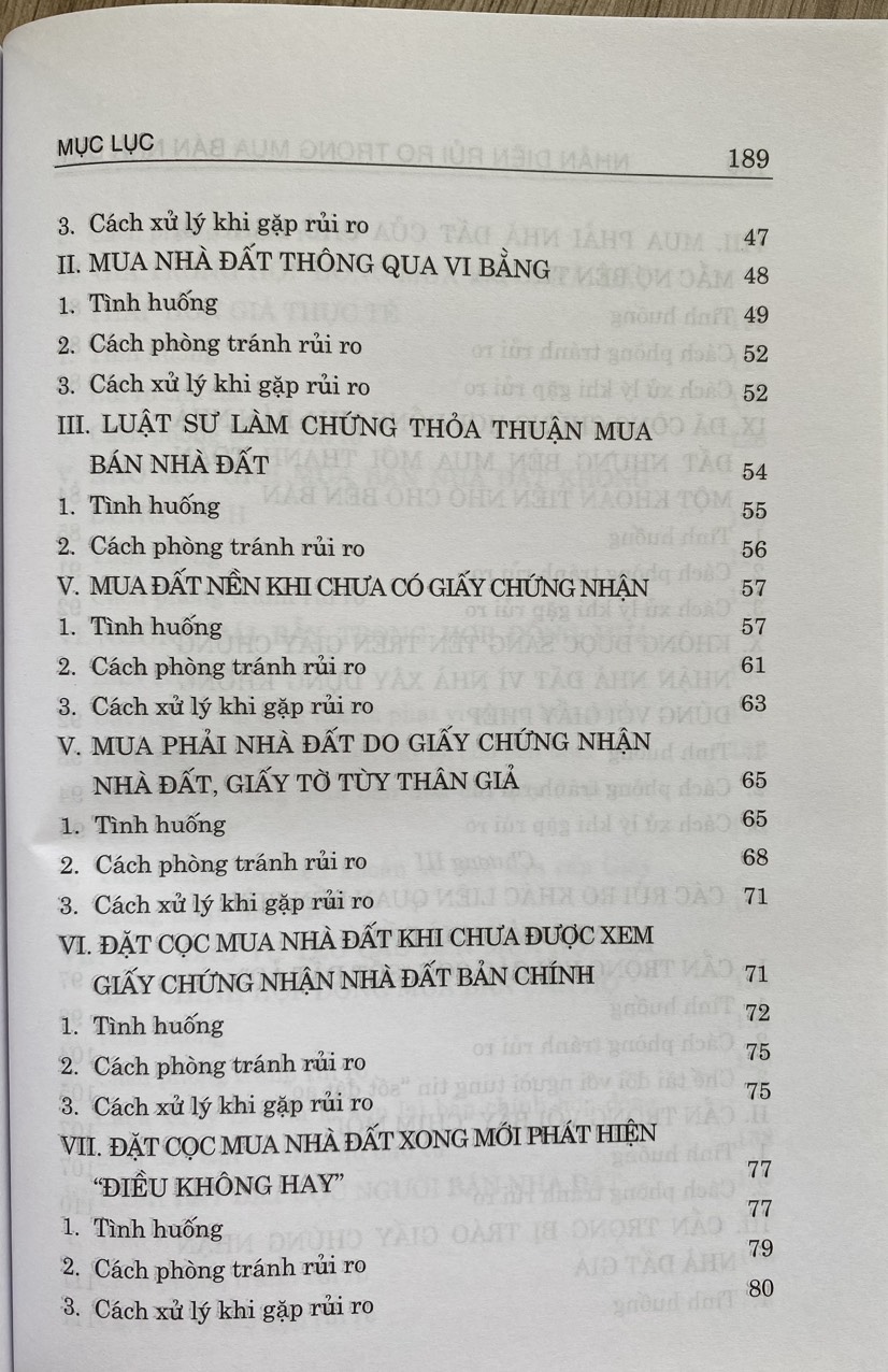 Nhận diện rủi ro trong mua bán nhà đất (Tái bản lần thứ nhất, có sửa chữa, bổ sung)