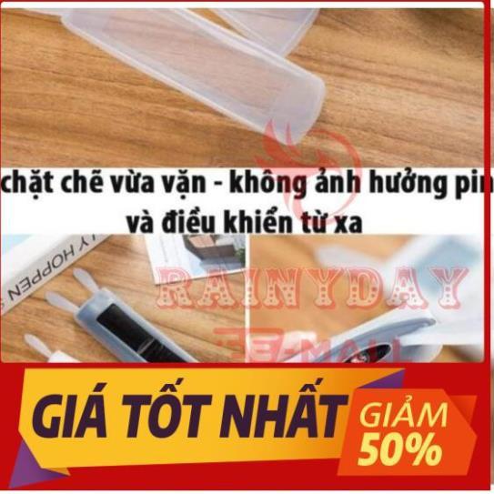Vỏ bọc điều khiển tivi túi bao silicon tai thỏ remote điều hòa máy lạnh tv chống bụi