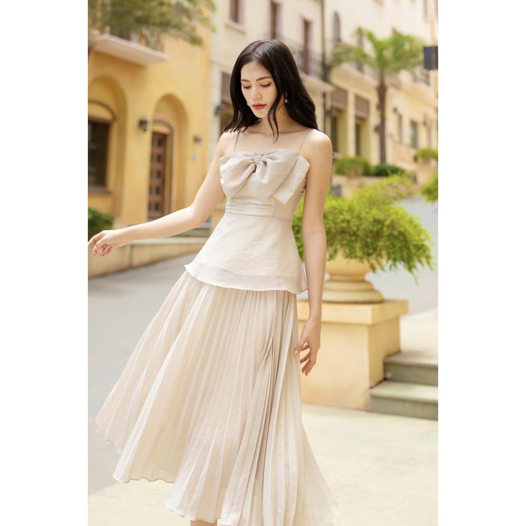 TIELA Áo kiểu hai dây nơ - Lola Top