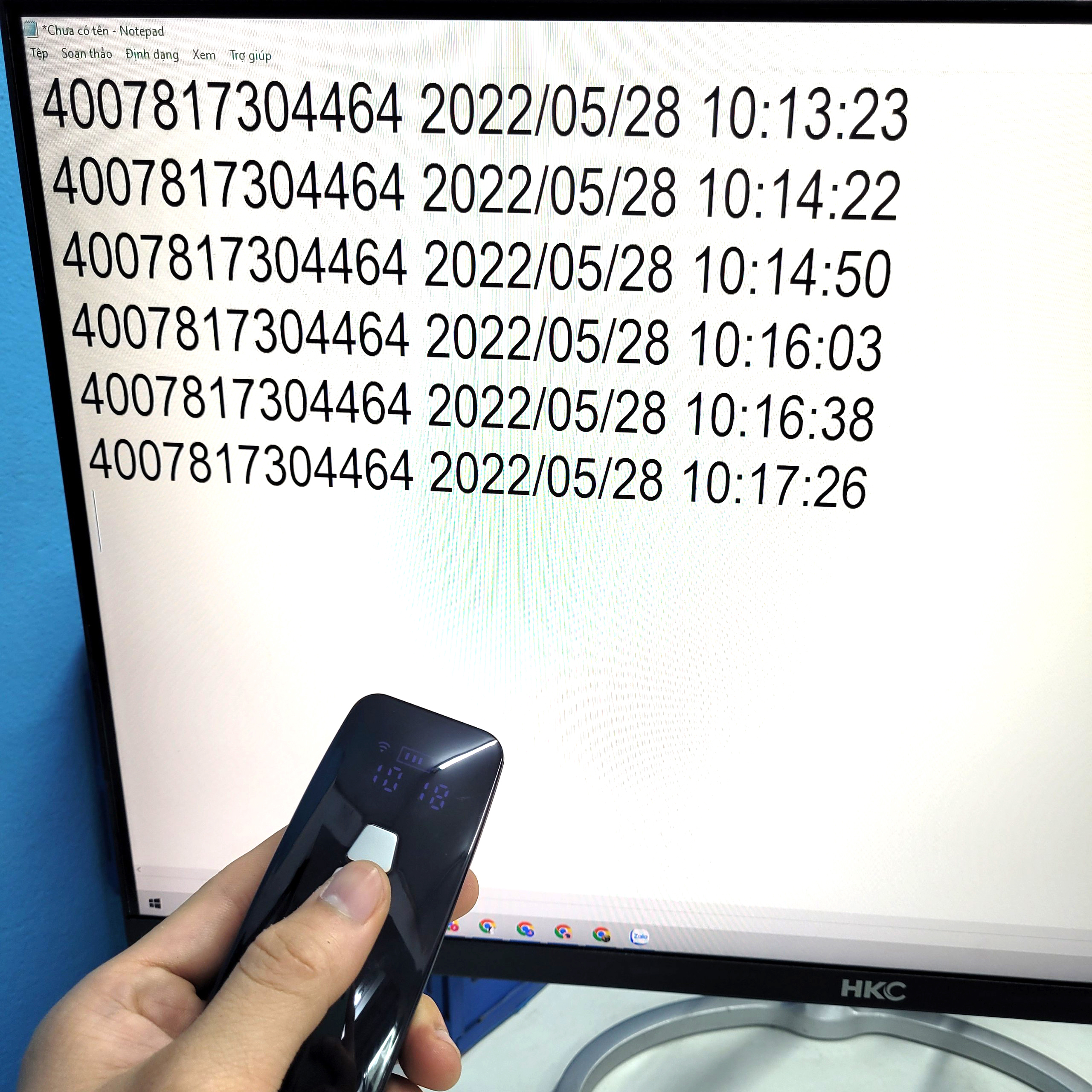 Máy quét mã vạch Mini YHD 3200CB 1D đọc mã vạch Barcode(1D) bỏ túi kết nối Bluetooth/ USB dùng trên Điện thoại, Máy tính - Hàng Nhập Khẩu