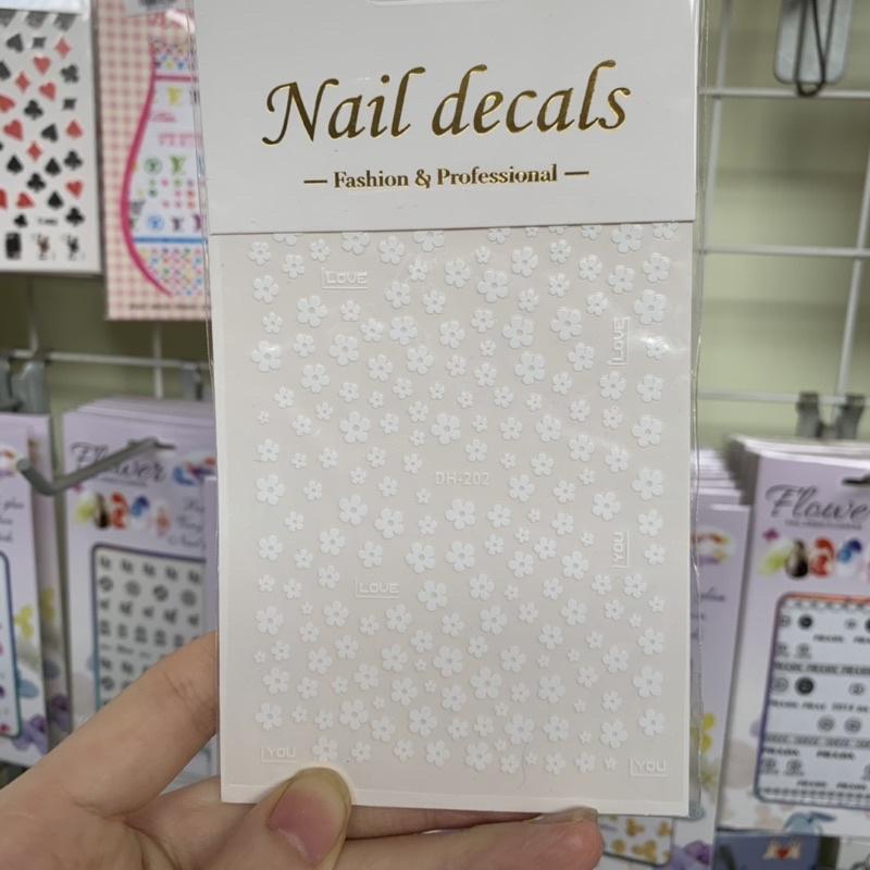 Sticker Nail, Sticker Dán Móng Dùng Trang Trí Móng Hàng Chuẩn Loại 1