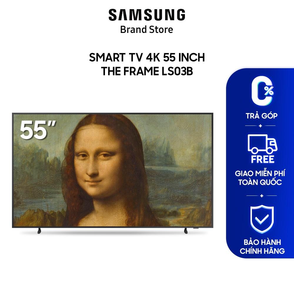 Smart TV Samsung 4K The Frame 55 inch LS03B 2022 - Hàng chính hãng