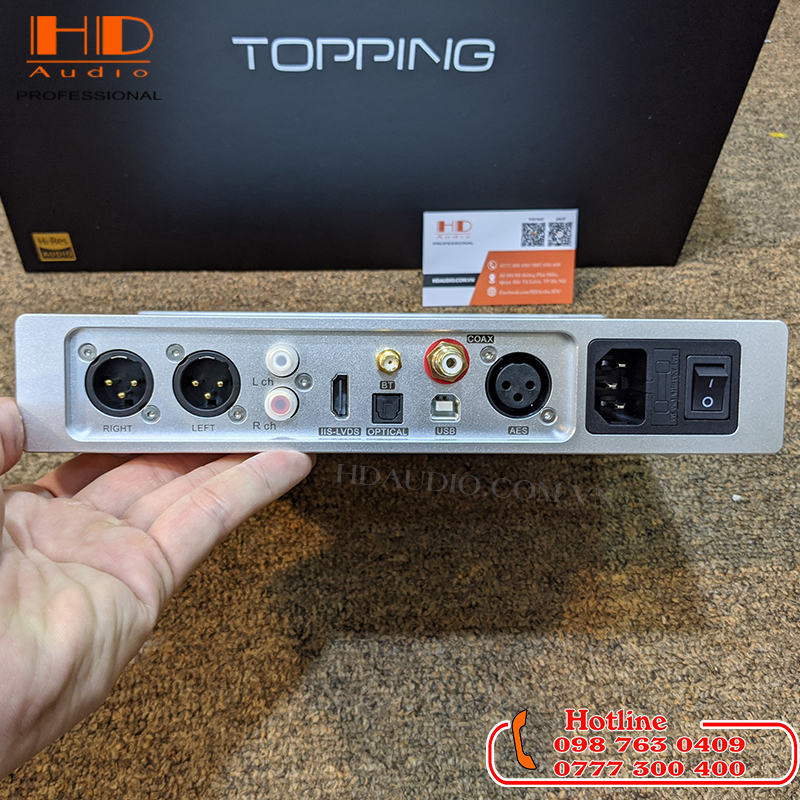 Giải Mã DAC Topping D70s MQA - Hàng Chính Hãng