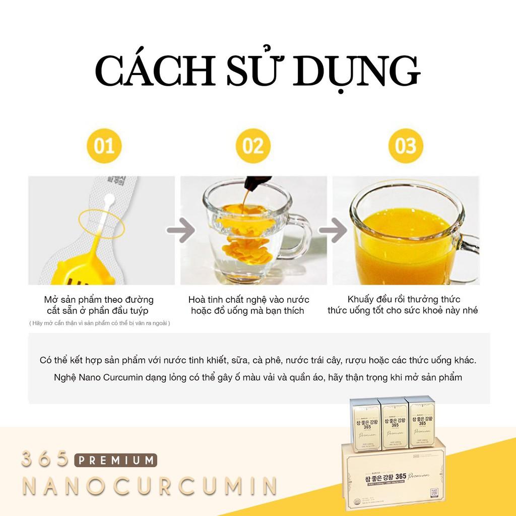 [Ji Chang Wook Version] Tinh chất Nano Curcumin 365 Premium Hàn Quốc
