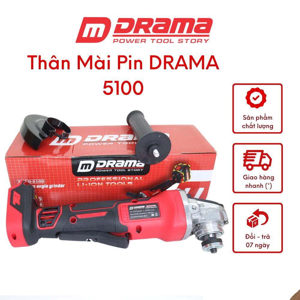 Thân máy mài pin Drama D-5122 sử dụng chân pin phổ thông ...