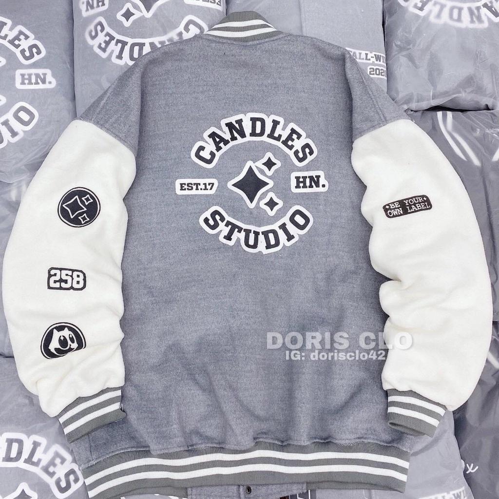 ÁO KHOÁC NỈ NAM NỮ KIỂU DÁNG BOMBER FALL WINTER CỰC ĐẸP CHẤT LỪ